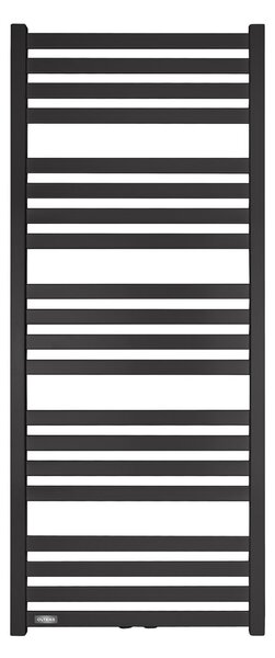 Oltens Vanlig koupelnový radiátor žebříkový 121x50 cm černá mat 55008300
