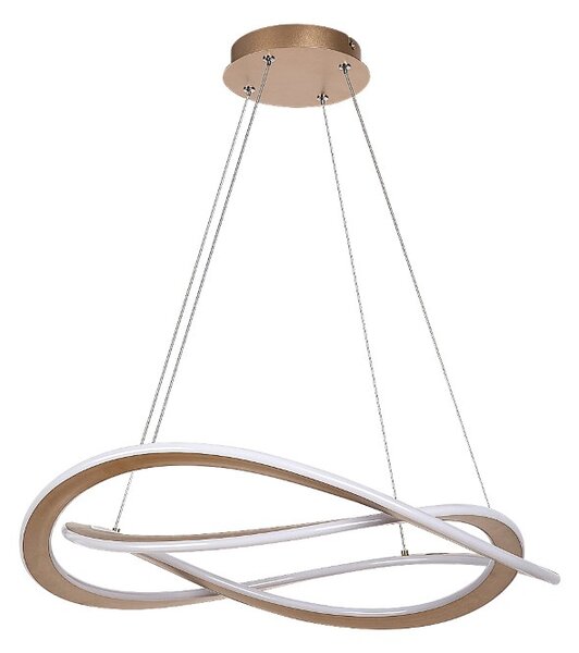 RABALUX 72282 Kallira závěsné svítidlo D620mm LED 72W/12160/3800lm 3000K zlatá, bílá
