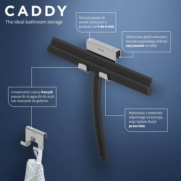 Tiger Caddy věšák na ručník chrom 1401230346