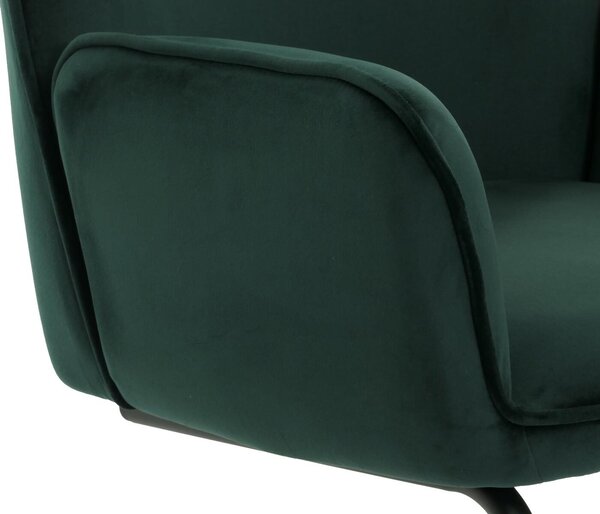 Konzolová židle HWC-G67, jídelní židle, kuchyňská židle, látka/textil Oeko-Tex MVG zelená