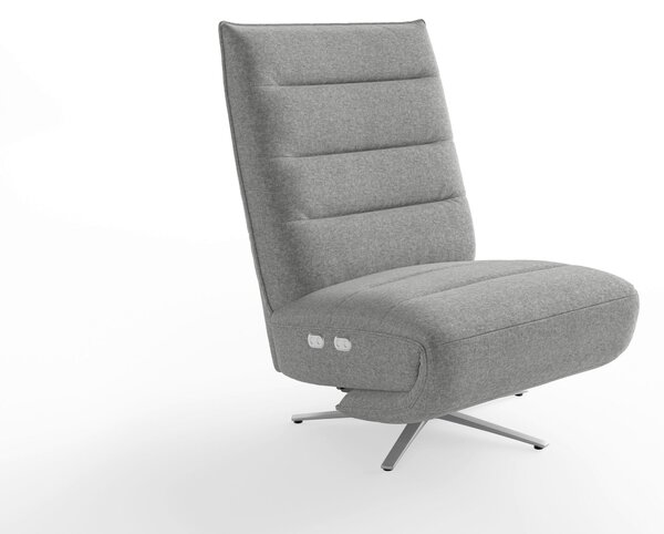 RELAXAČNÍ KŘESLO, textil, šedá Sit & More - Online Only křesla & taburety, Online Only