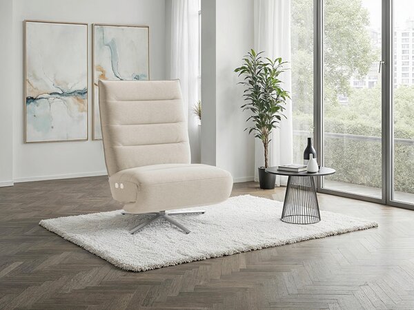 RELAXAČNÍ KŘESLO, textil, pískové barvy Sit & More - Online Only křesla & taburety, Online Only