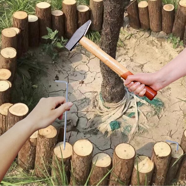 Krátké dřevěné oplocení – 90 x 15,5 cm, vhodné pro okrasné záhony a chodníky