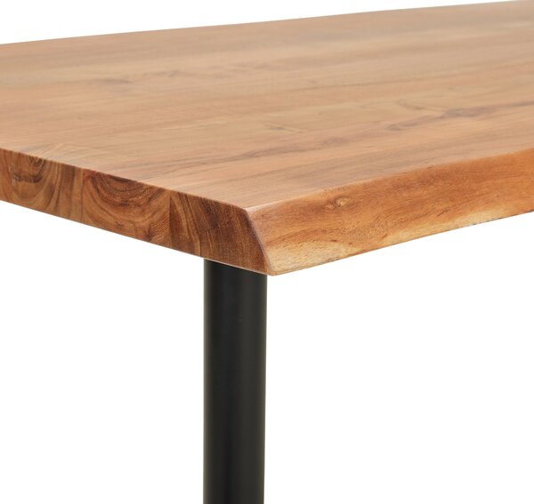 BAROVÝ STŮL, akácie, černá, barvy akácie, 140/75/105 cm Linea Natura - Barové stoly, Online Only