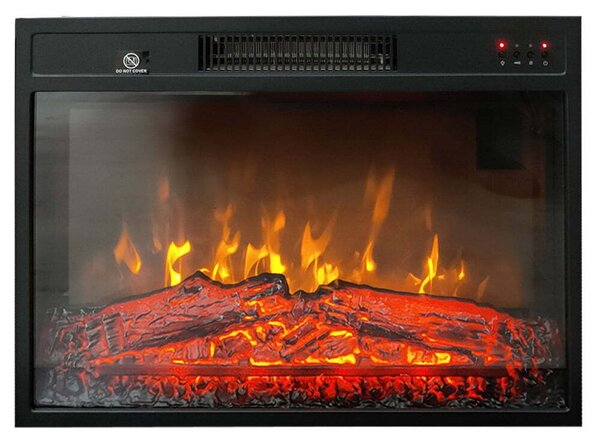 Elektrická krbová vložka, ElectricSun 23″, se zvukem, 3 barev plamene, s topení, s aplikací, Š59xV44cm