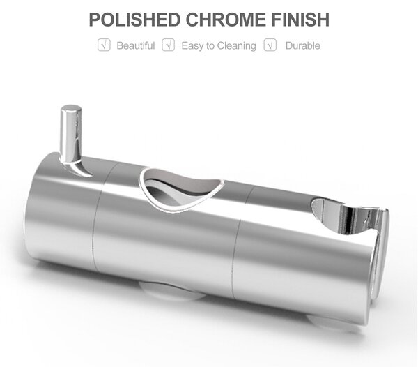 22mm nastavitelný držák sprchové hlavice pro držák ruční sprchy držák ruční sprchy držák 360 stupňů rotace držák postřikovače leštěný chrom