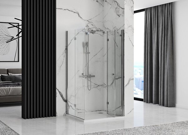 Sprchový Kout FOLD Chrome 80x80