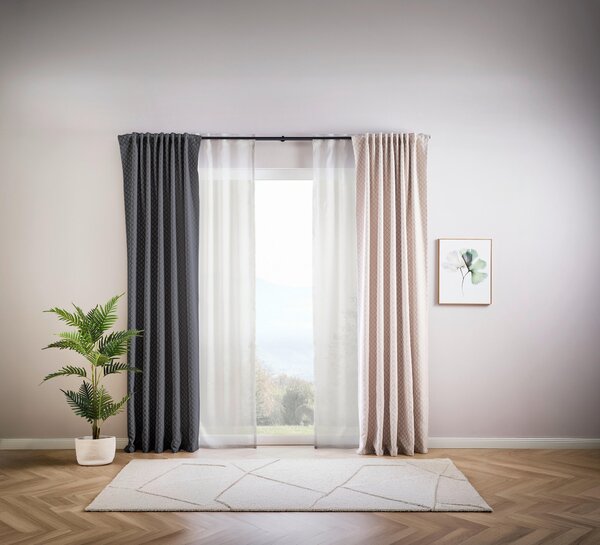 HOTOVÝ ZÁVĚS, neprůsvitné, 140/245 cm Dieter Knoll - Závěsy