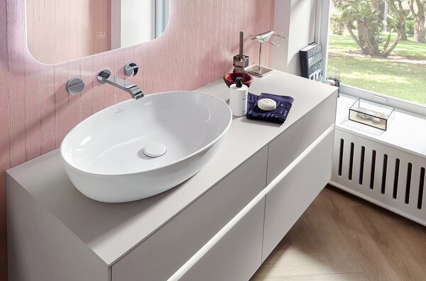 Villeroy & Boch Artis umyvadlo 61x41 cm oválné na pult bílá lesk 41986101