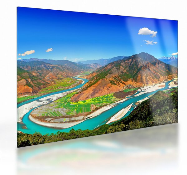 Skleněný obraz - Yangtze River (70x50 cm)