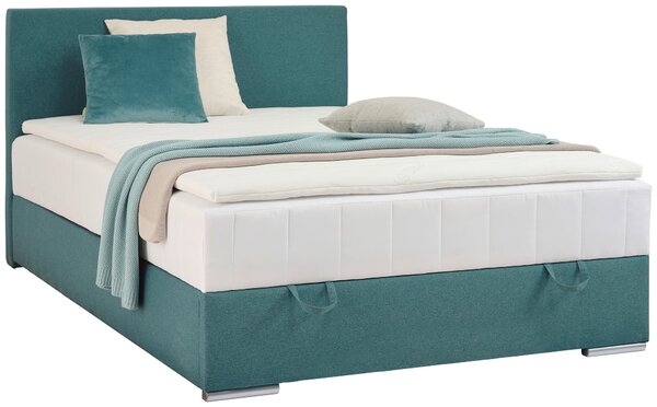 AMERICKÁ POSTEL, 120/200 cm, petrolej Carryhome - Jednolůžkové postele