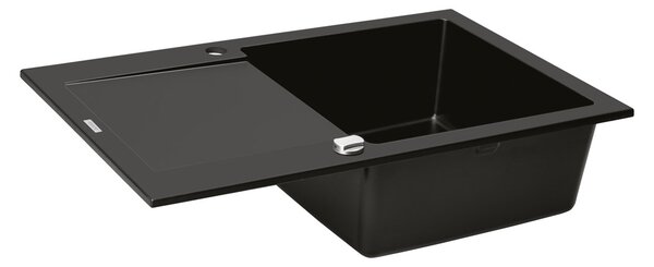 Oltens Gravan granitový dřez 79x50 cm černá 72100300