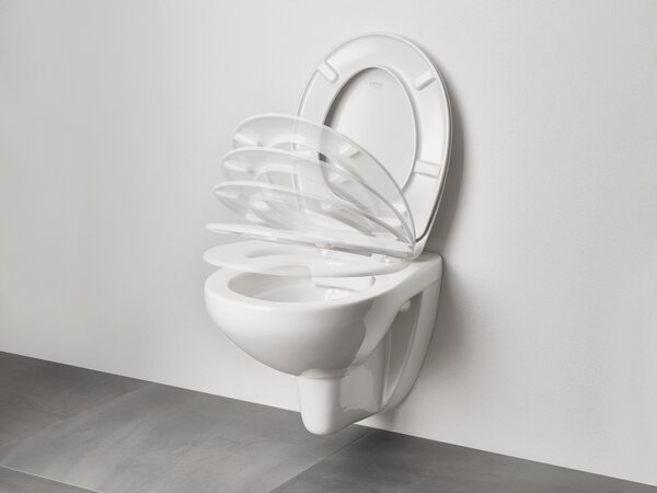Grohe Bau Ceramic záchodové prkénko s pomalým sklápěním bílá 39493000