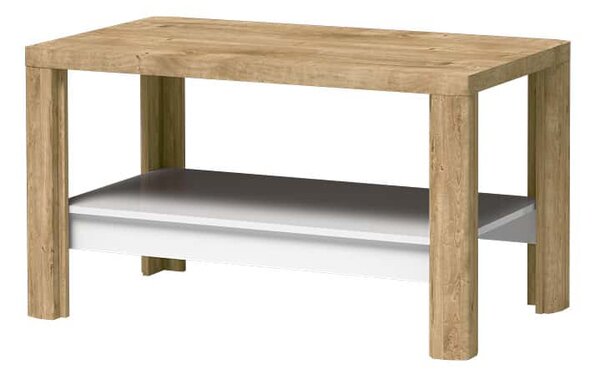 Konferenční stolek Livia 13 (dub ribbeck + bílý lesk). 1057869