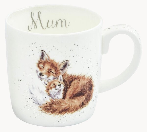 Hrnek z kostního porcelánu Mum Foxes