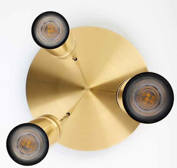 Jupiter 2019 - Lustr na lanku ALAS 3xGU10/10W/230V zlatá