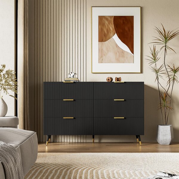 Sweiko Elegantní příborník s moderním designem, komodou a spoustou úložného prostoru