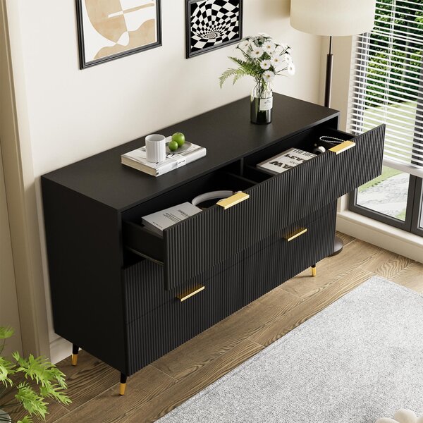 Sweiko Elegantní příborník s moderním designem, komodou a spoustou úložného prostoru