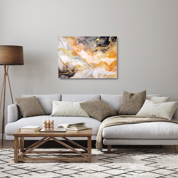 Skleněný obraz - Mramorované pozadí (70x50 cm)
