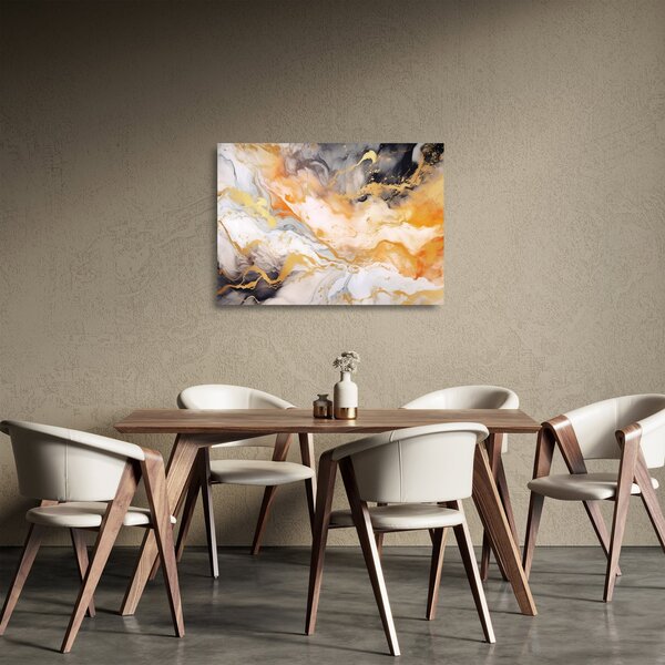 Skleněný obraz - Mramorované pozadí (70x50 cm)