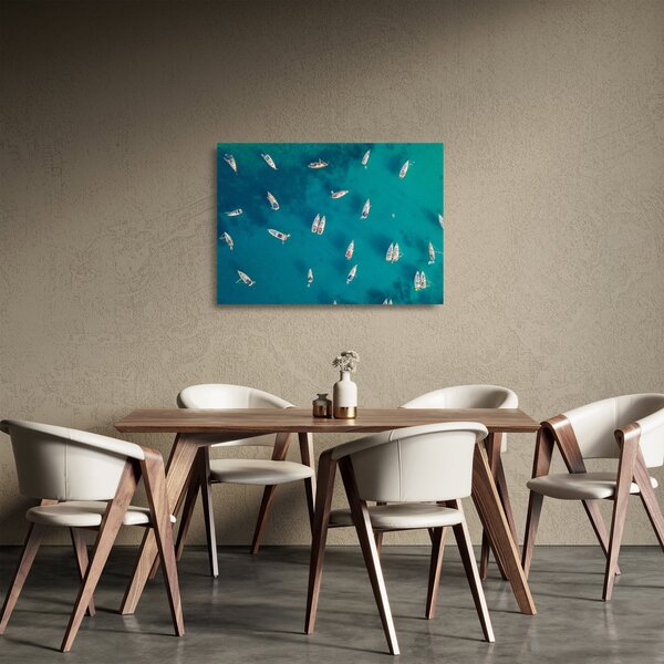 Skleněný obraz - Plachetnice (70x50 cm)