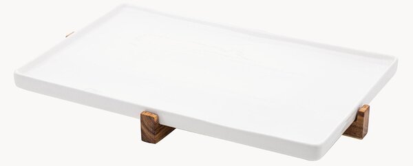 Porcelánový servírovací talíř s podložkou Alto