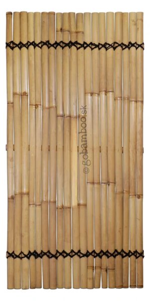Panel z bambusových lamel přírodní barvy 90 x 180 cm (bambusový plot)