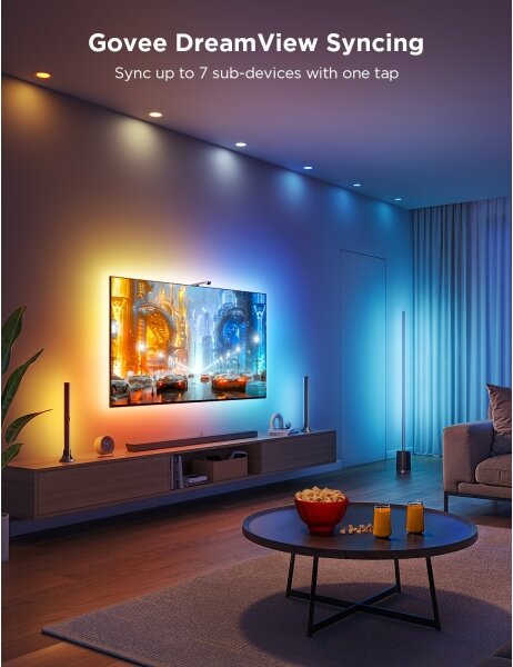 Govee - SADA 2x Backlight TV 55-65" SMART LED podsvícení RGBICW Wi-Fi