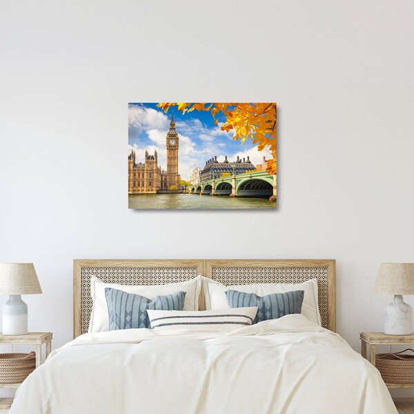 Skleněný obraz - Big Ben, Londýn (70x50 cm)