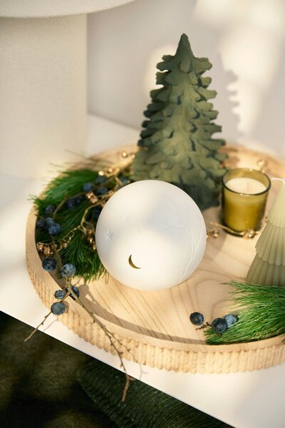 Räder LED porcelánové světlo Winter Night