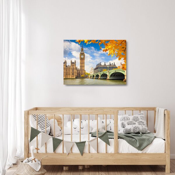 Skleněný obraz - Big Ben, Londýn (70x50 cm)