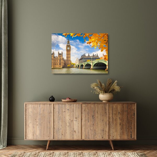 Skleněný obraz - Big Ben, Londýn (70x50 cm)