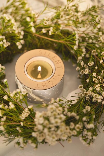Räder Porcelánový svícen Silent Night