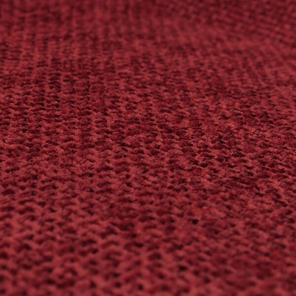 Sada 2 jídelních židlí HWC-O48, kuchyňská židle, otočná s automatickým návratem, látka/textil šenil (320 g/m²) Oeko-Tex bordeaux