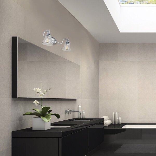 Rabalux Antoine nástěnné svítidlo 2x40 W chrom-průhledná 3208