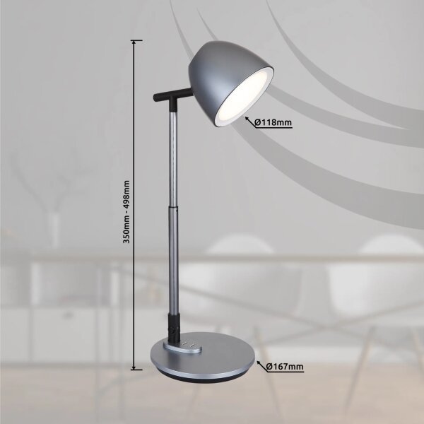 Globo 58444 - LED Stmívatelná stolní lampa CASALA LED/7,5W/230V