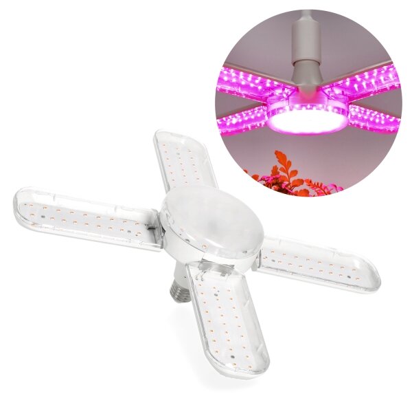 LED Žárovka pro růst rostlin PLANTY E27/24W/230V 1200K