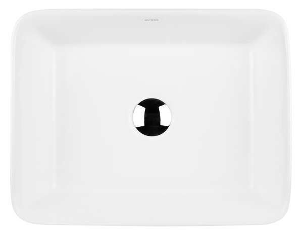 Oltens Forde umyvadlo 48x37 cm obdélníkový na pult bílá 40314000