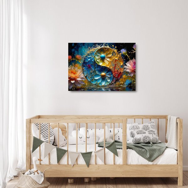 Skleněný obraz - Harmonie a rovnováha (70x50 cm)