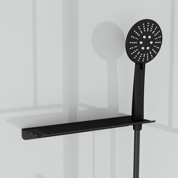 Kompletní sprcha MARWELL Designová kompletní sprcha Cihly 110 x 80 x 225 cm - Kompletní sada včetně sprchové vaničky a baterie - Rohová sprcha s čelním vstupem - Sprchový kout s vysoce kvalitními hliníkovými profily