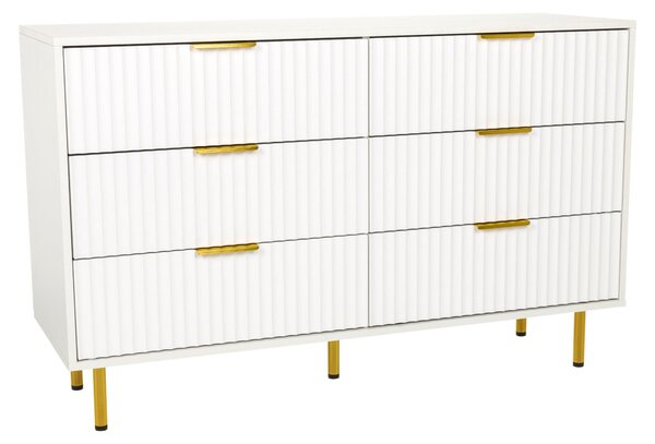 Hjh LIVING Příborník HJELLE Komoda Skříňka s úchytem 75,0 x 120,0 x 40,0 cm