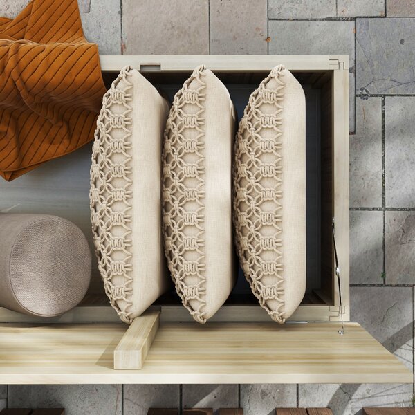 Outsunny Zahradní úložný box z dřeva s hydraulickými vzpěrami - 172L - 120L x 55W x 45H cm | Aosom