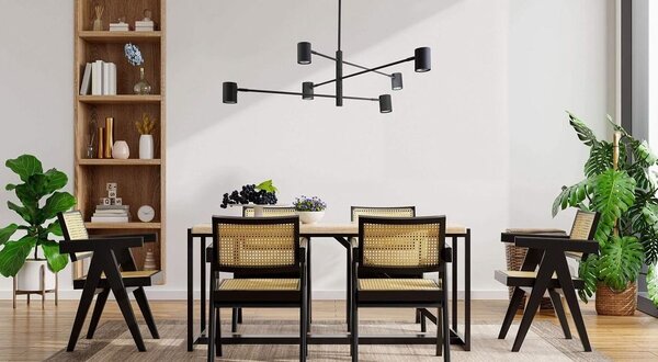 Light Prestige Snow stropní světlo 6x50 W černá LP-731/6PBK