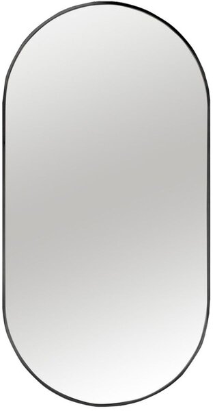 Ars Longa Scandi zrcadlo 40x80 cm oválný černá SCANDI4080-C