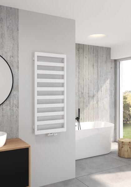 Oltens Benk koupelnový radiátor žebříkový 115x50 cm bílá 55005000