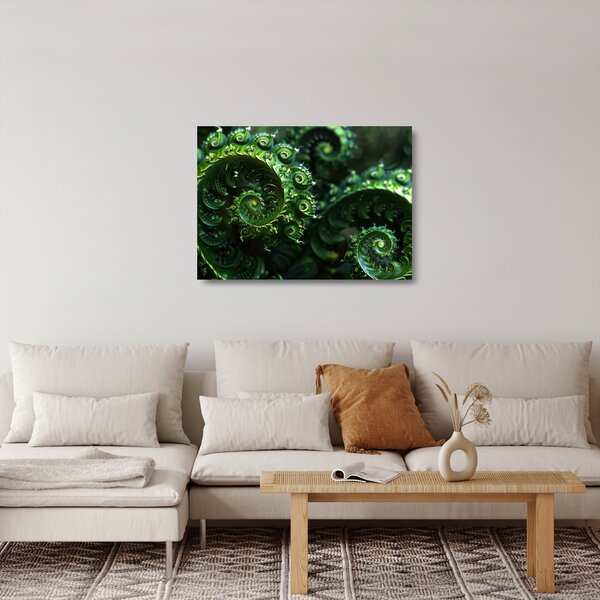 Skleněný obraz - Spirály (70x50 cm)