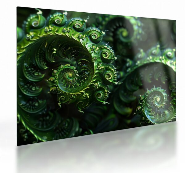Skleněný obraz - Spirály (70x50 cm)
