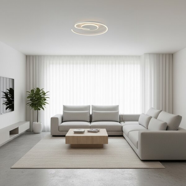 Brilagi -LED Stmívatelné stropní svítidlo SPIRAL LED/56W/230V 3000/4000/6000K+DO