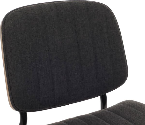 Sada 6 jídelních židlí HWC-O44, kuchyňská židle Židle z ohýbaného dřeva (370g/m²) Oeko-Tex přírodní, tmavě šedá