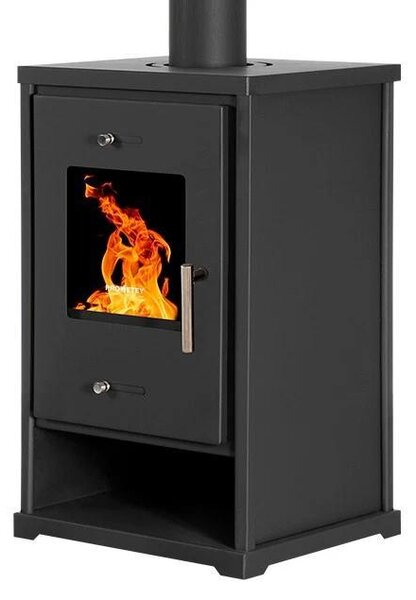 EKO 4 7 kW Krbová kamna na dřevo Ocelová černá A+ Energetická třída Ekodesign